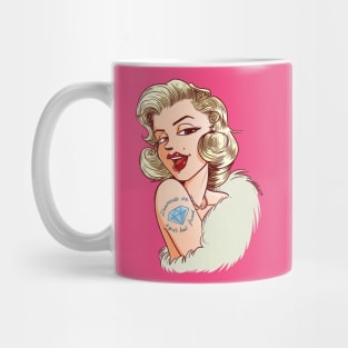 Diamonds are a girl's best friend Mug